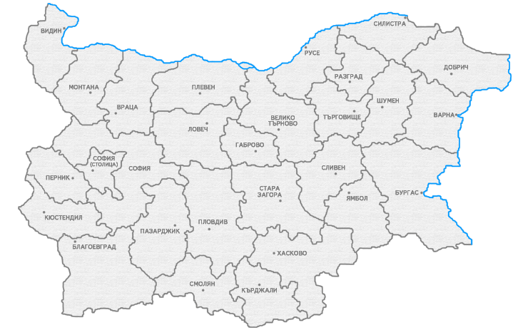 Карта на българия